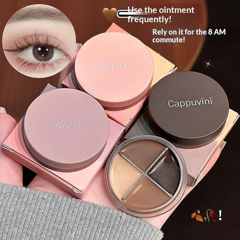 Beauty Makeup Eyeshadow Palette - 카푸치니 4컬러 매트 벨벳 아이섀도우 팔레트