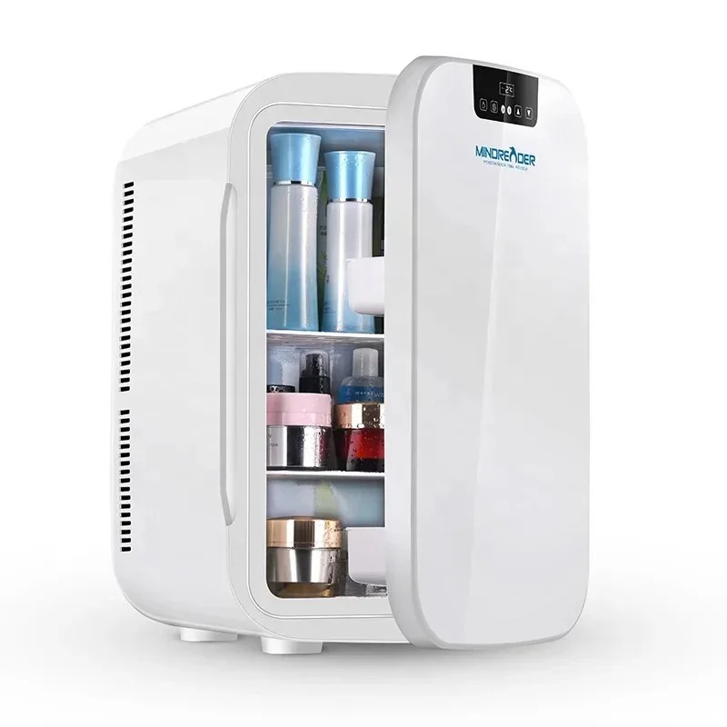 Beauty Makeup Fridge - 유리문 마감 냉장고 가정용 냉장고 25L