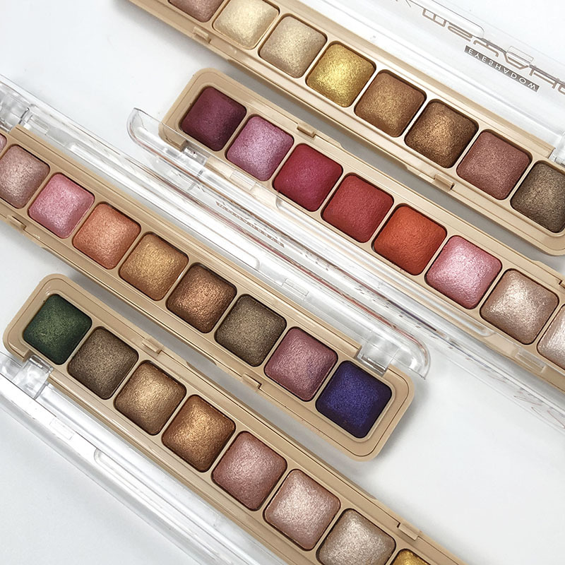 Beauty Makeup Eyeshadow Palette - 아이 섀도우 글리터 매트 하이라이터, 오래