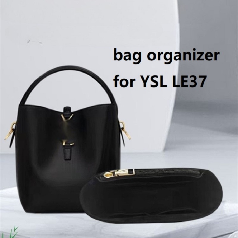 Ysl Beauty Makeup Bag - YSL LE37 펠트 스웨이드 가방 정리함,