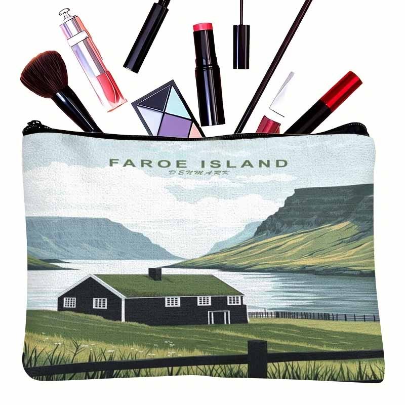 Beauty Bag Makeup - 파로 제도의 평화로운 풍경 한 장: