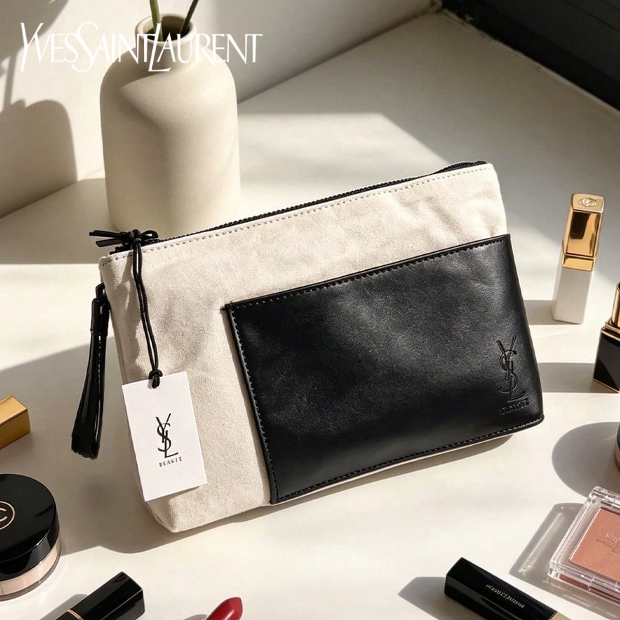 Ysl Beauty Makeup Bag - Yves Saint Laurent YSL의 가방 우아하고