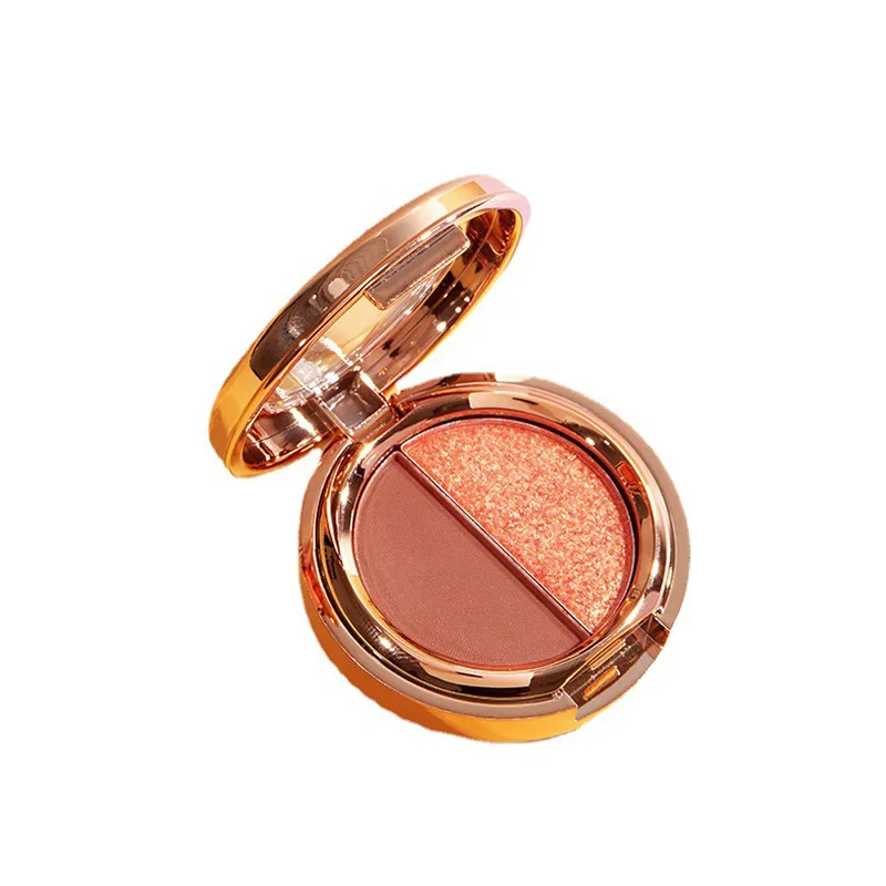 Beauty Makeup Eyeshadow Palette - 2 가지 색상 아이 섀도우 글리터