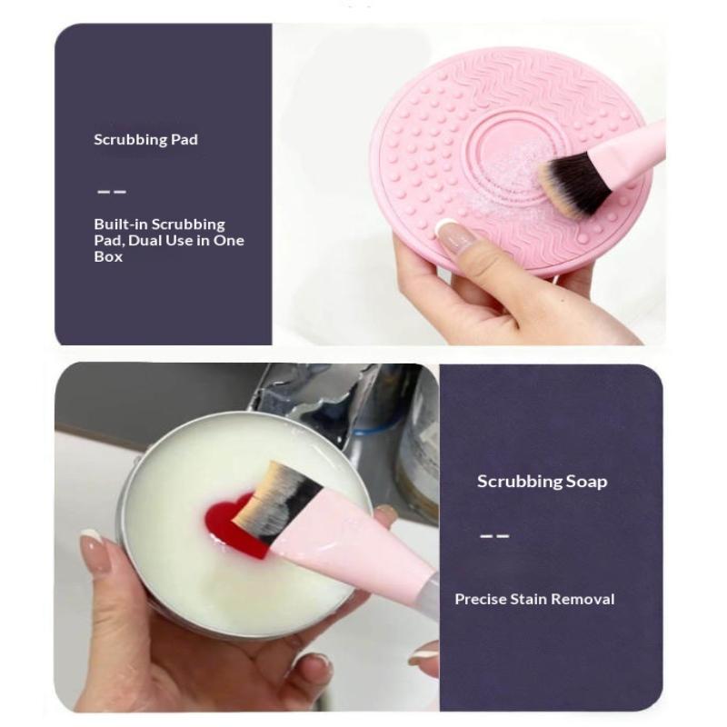 SU 귀여운 하트 모양 메이크업 브러쉬 세척 비누 10 - Cosmetic Sponge 리뷰 및 가격