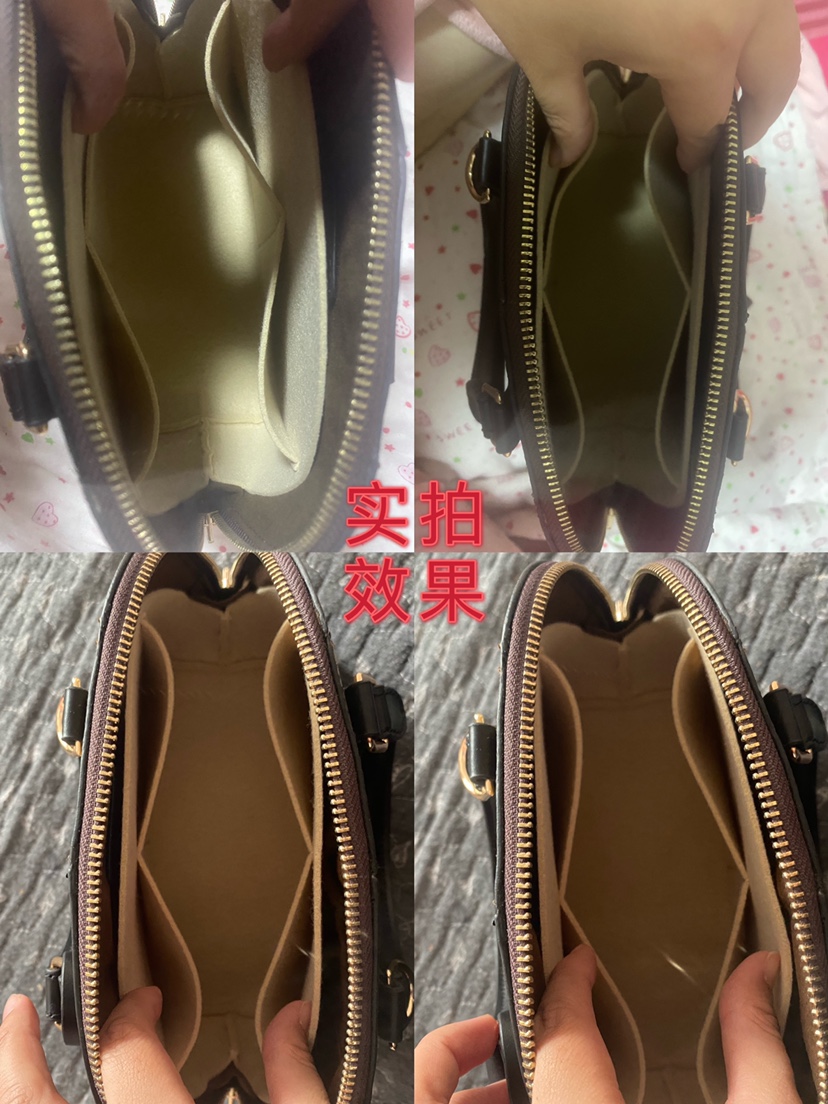 세면 용품에 적합 S L 펠트 천 삽입 가방 주최자 메 - Ysl Beauty Makeup Bag 리뷰 및 가격