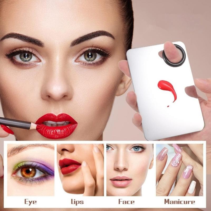 새로운 4Pcs 스테인레스 스틸 메이크업 믹싱 팔레트  - Beauty Makeup Eyeshadow Palette 리뷰 및 가격