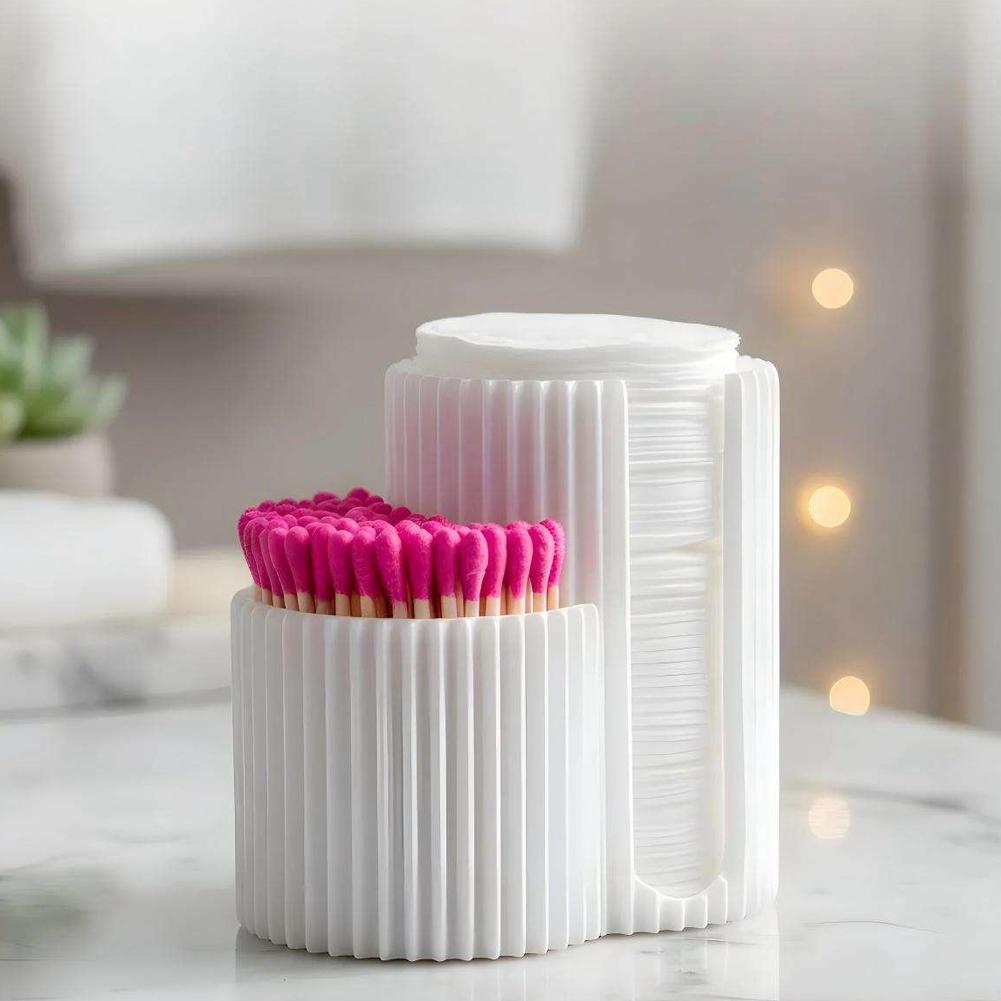 면봉 보관함 메이크업 라운드 패드 홀더 데스크탑 정리함 - Cosmetic Sponge 리뷰 및 가격