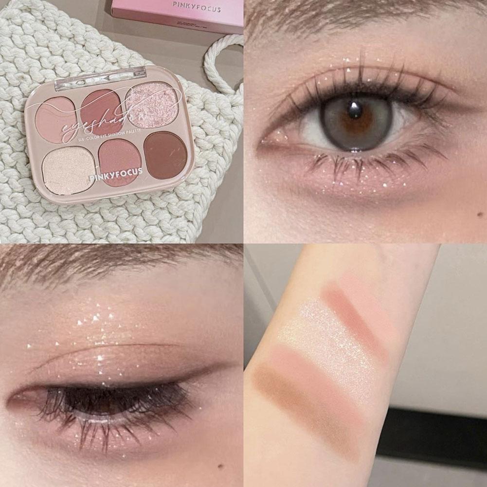6가지 색상 매트 아이섀도 블러쉬 파우더 팔레트 새로운 - Beauty Makeup Eyeshadow Palette 리뷰 및 가격