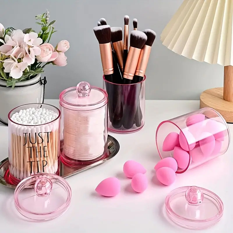투명 목화 면봉 보관 상자 휴대용 메이크업 화장품 주최 - Beauty And Makeup Quotes 리뷰 및 가격
