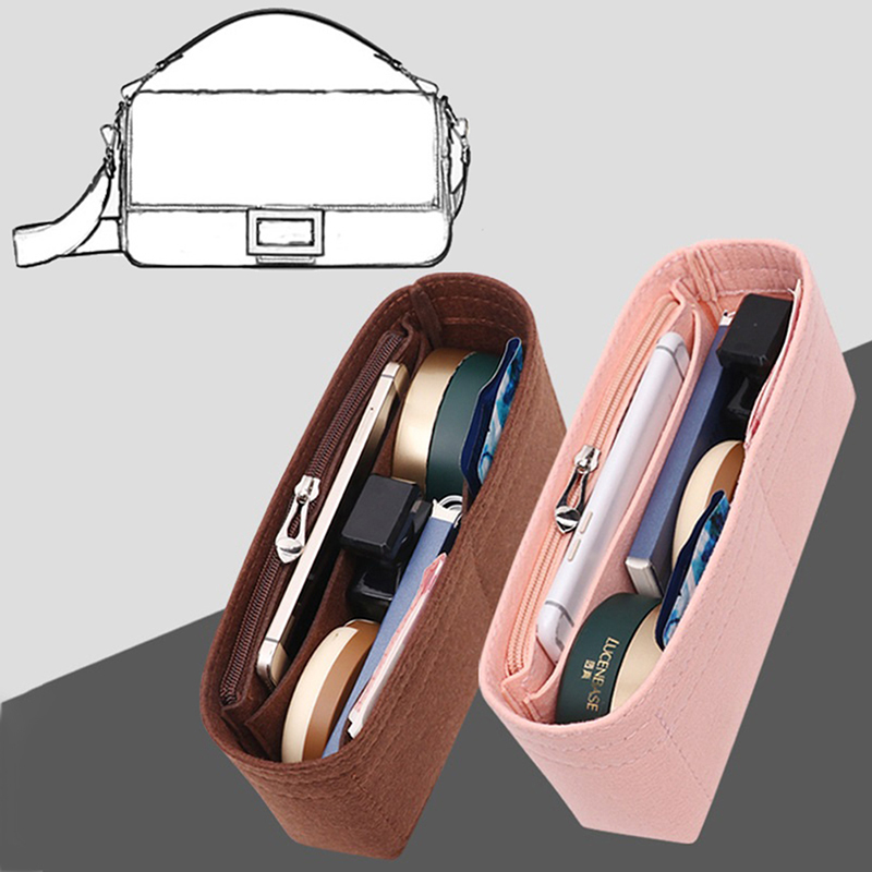 1PC 펠트 삽입 가방 주최자, 메이크업 주최자, 라이 - Ysl Beauty Makeup Bag 리뷰 및 가격