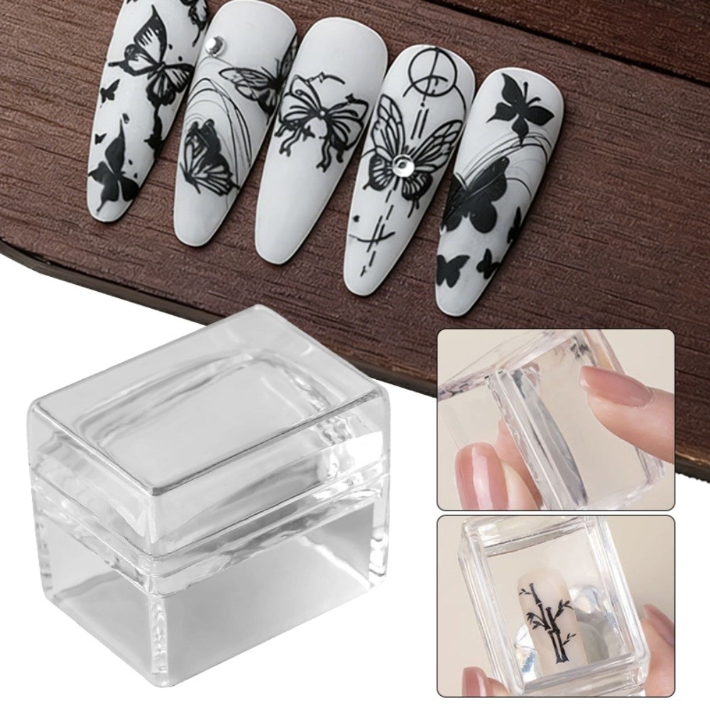 새로운 투명 네일 아트 스탬핑 플레이트 재사용 가능한  - Nail Art Stamping Kit 리뷰 및 가격