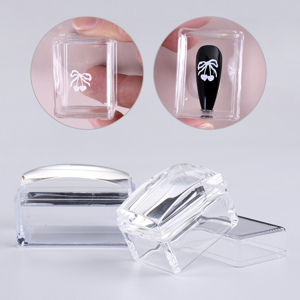 새로운 투명 네일 아트 스탬핑 플레이트 재사용 가능한  - Nail Art Stamping Kit 리뷰 및 가격