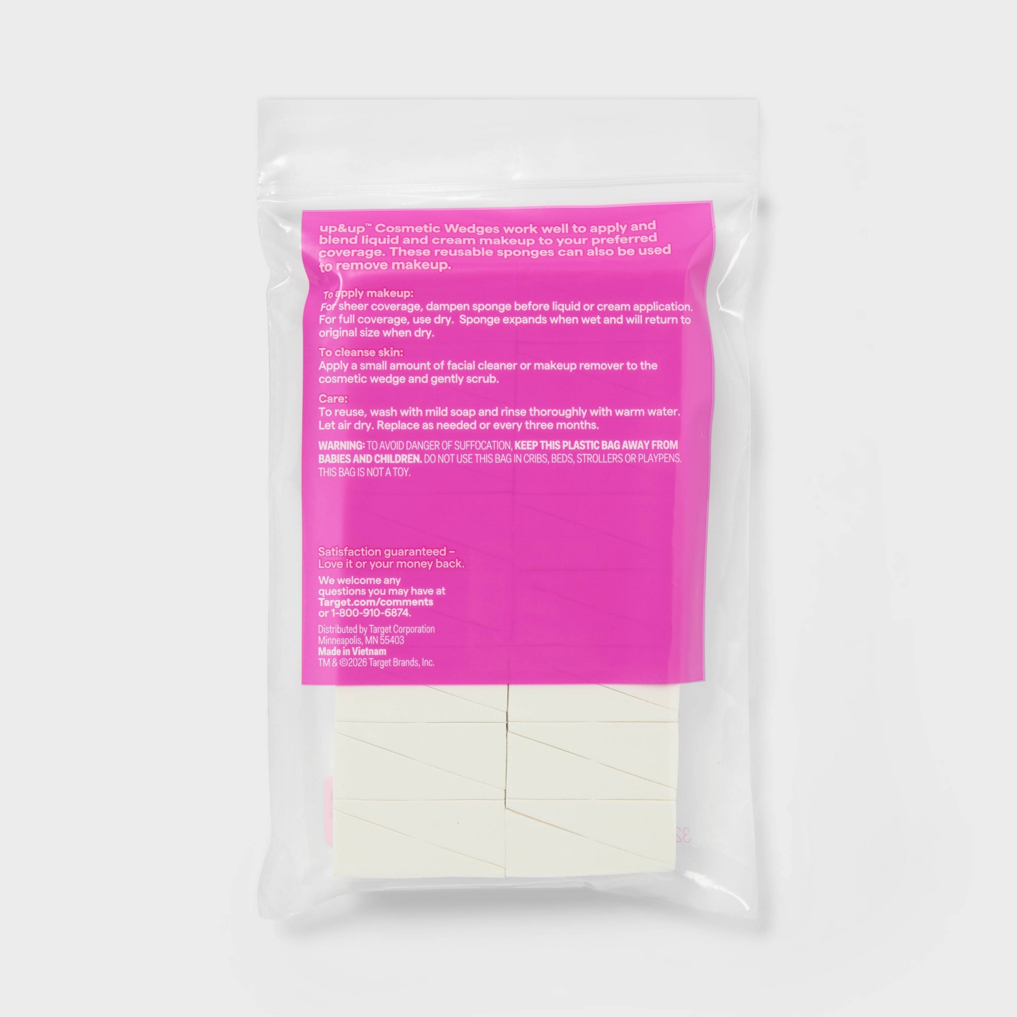 64개입 라텍스 프리 폼 화장품 웨지, 화이트 메이크업 - Cosmetic Sponge 리뷰 및 가격