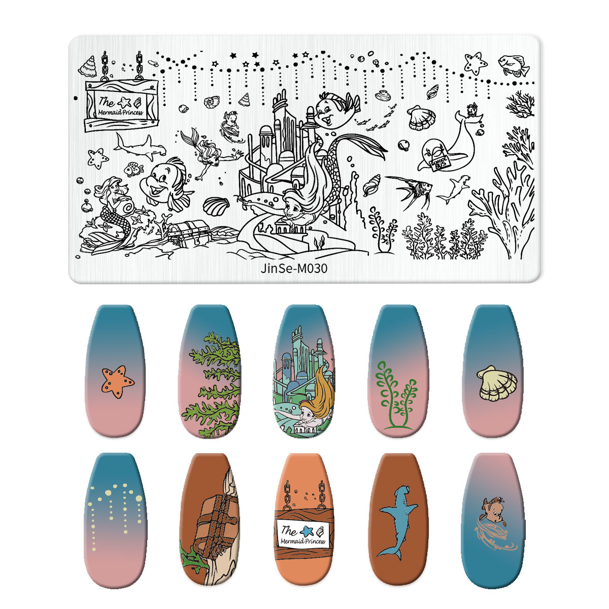 여름 네일 아트 스탬프 플레이트 코코넛 나무 잎 Pla - Nail Art Stamping Kit 리뷰 및 가격