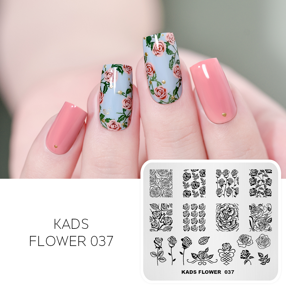 네일아트 스탬핑 플레이트 나비 꽃 디자인 네일 스탬프  - Nail Art Stamping Kit 리뷰 및 가격