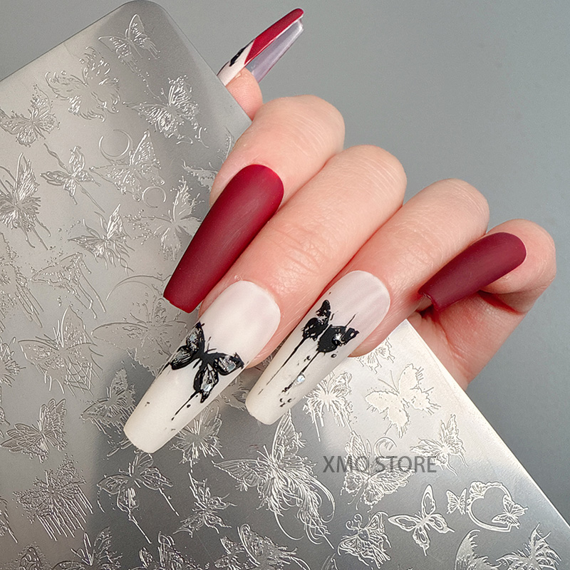 XMQ 네일 아트 스탬핑 플레이트, 나비 템플릿 - Nail Art Stamping Kit 리뷰 및 가격