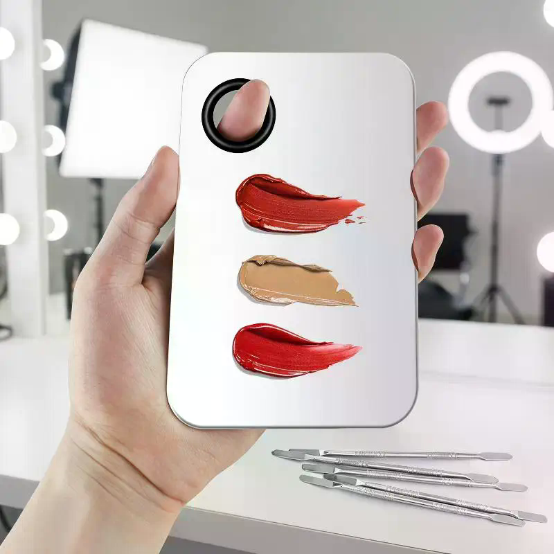 스테인레스 스틸 메이크업 믹싱 팔레트 파운데이션 스패출 - Beauty Makeup Eyeshadow Palette 리뷰 및 가격