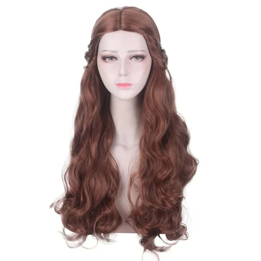 미녀와 야수 코스프레 가발 벨 공주 라이트 브라운 긴  - Beauty Hair Makeup 리뷰 및 가격
