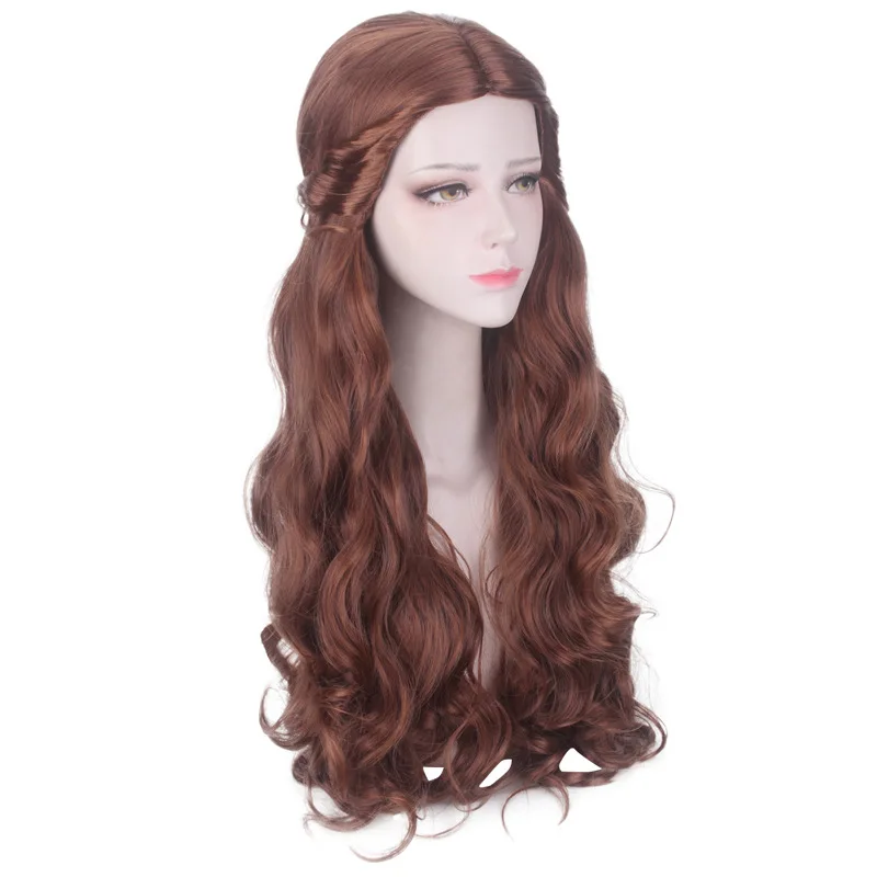 미녀와 야수 코스프레 가발 벨 공주 라이트 브라운 긴  - Beauty Hair Makeup 리뷰 및 가격