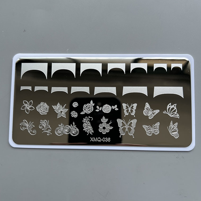 XMQ 스탬핑 플레이트 네일 아트 템플릿 발가락 프랑스 - Nail Art Stamping Kit 리뷰 및 가격