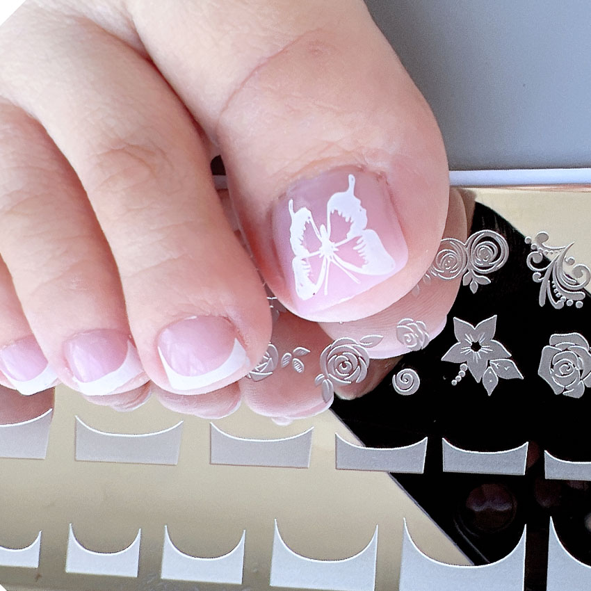 XMQ 스탬핑 플레이트 네일 아트 템플릿 발가락 프랑스 - Nail Art Stamping Kit 리뷰 및 가격