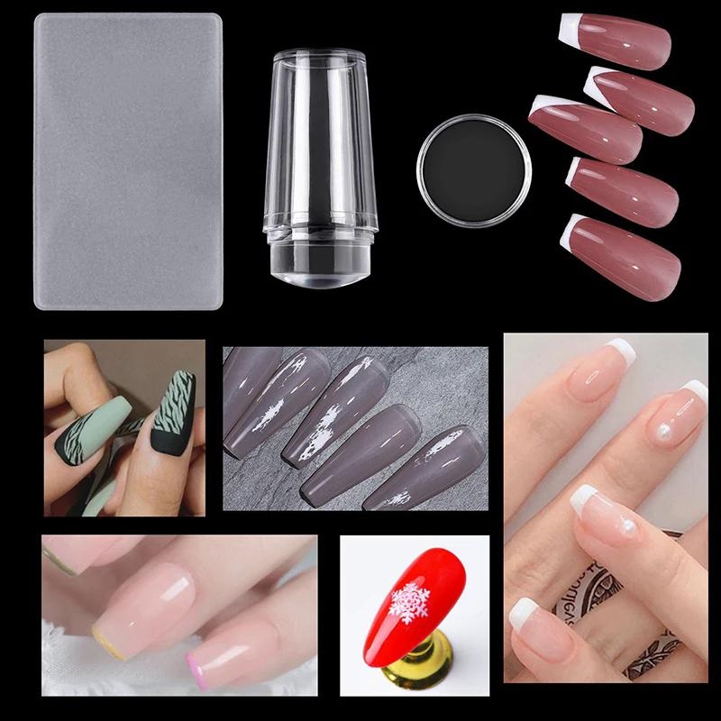 네일아트 스탬핑 플레이트 키트 프렌치 매니큐어 디자인  - Nail Art Stamping Kit 리뷰 및 가격