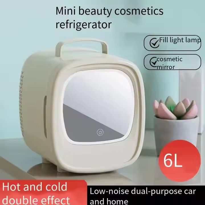스마트 라이브러리 저렴한 핑크 메이크업 미니 냉장고 차 - Beauty Makeup Fridge 리뷰 및 가격