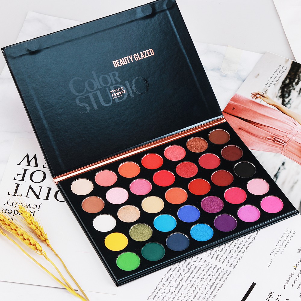 뷰티 글레이즈드 팔레트 아이섀도우 35가지 색상 매트/ - Beauty Makeup Eyeshadow Palette 리뷰 및 가격