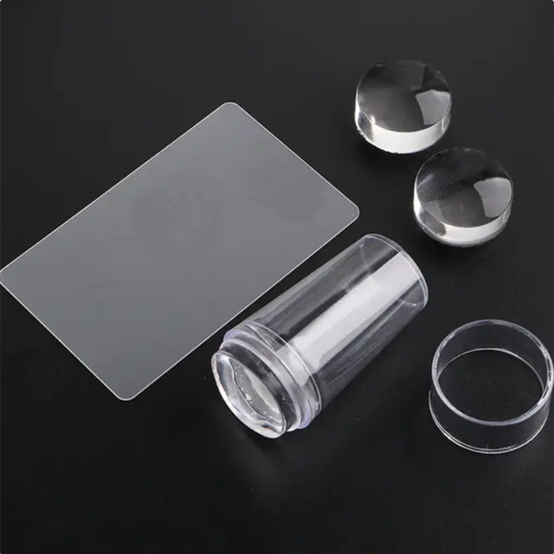 스크레이퍼가있는 투명 네일 스탬퍼 프랑스 손톱 용 2p - Nail Art Stamping Kit 리뷰 및 가격