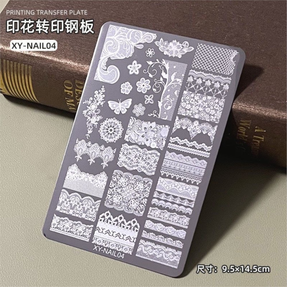 9*15cm 3D 레이스 나비 네일 아트 스탬핑 플레이 - Nail Art Stamping Kit 리뷰 및 가격