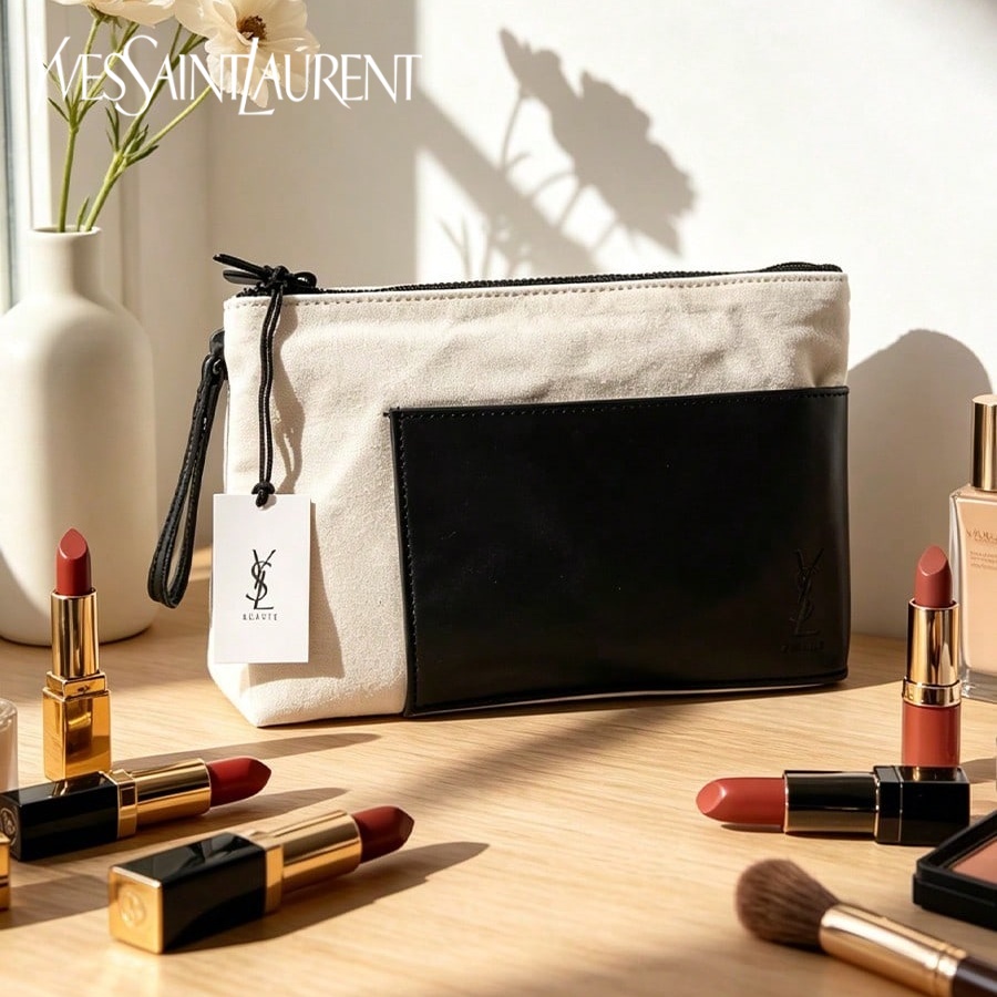 Yves Saint Laurent YSL의 가방 우아하 - Ysl Beauty Makeup Bag 리뷰 및 가격