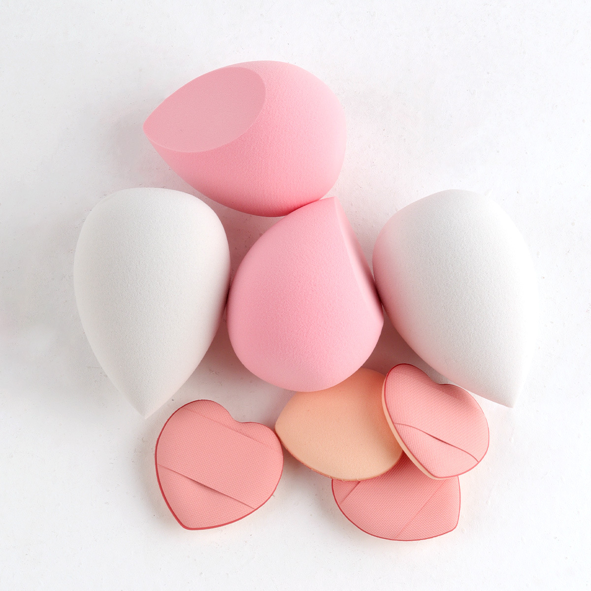 올인원 43종 핑크 메이크업 세트 플로킹 삼각 퍼프 화 - Cosmetic Sponge 리뷰 및 가격